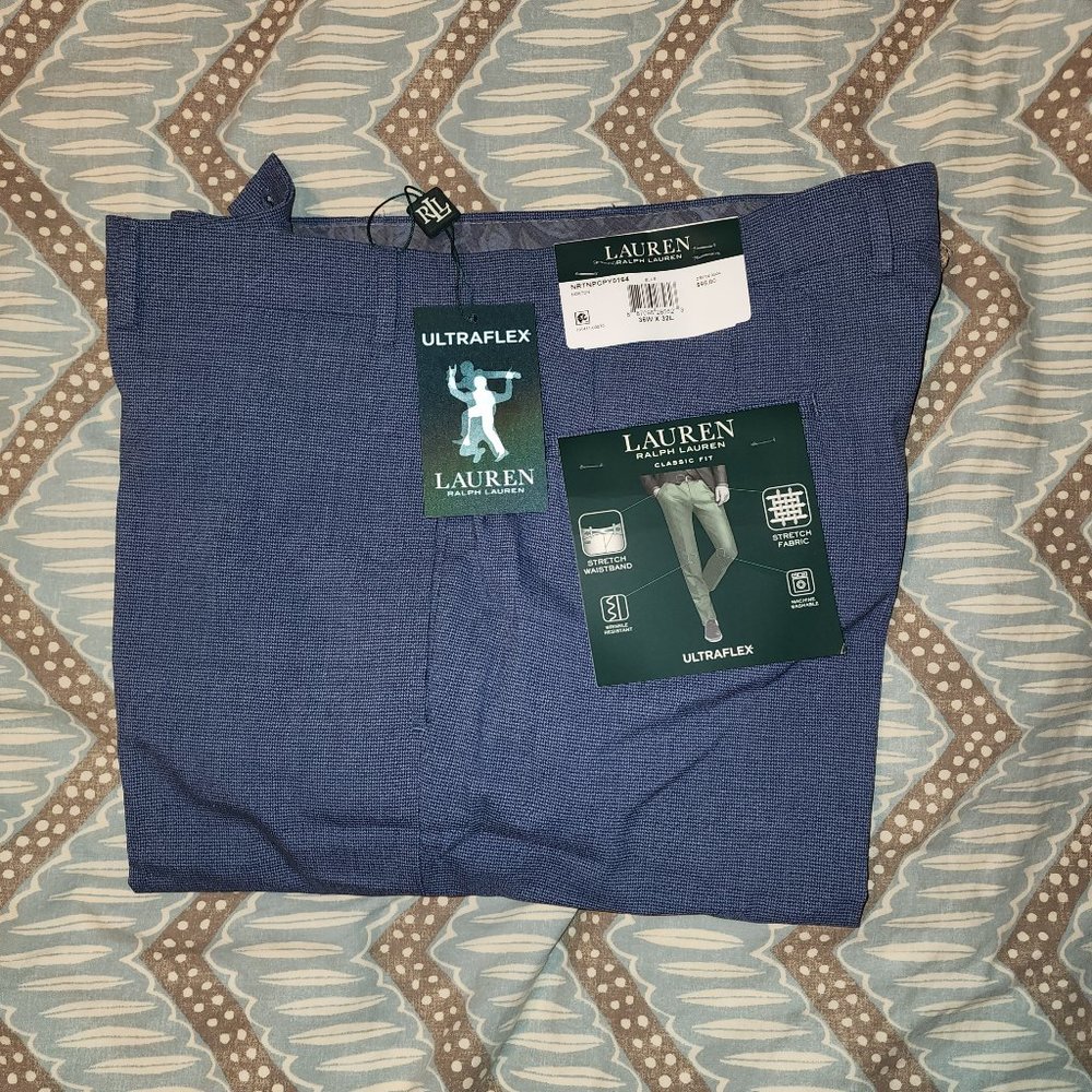 NWT Blue Lauren Dress Slacks 36x32